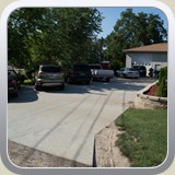 cars in driveway